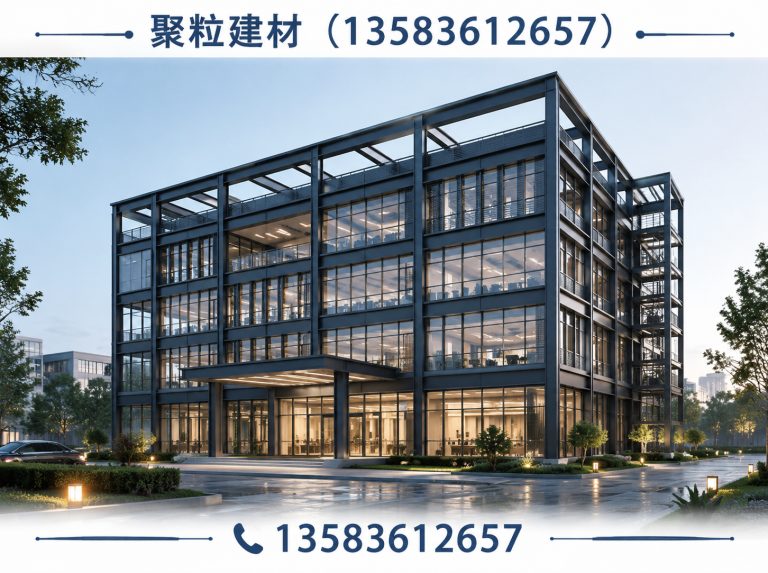 潍坊滨海经济技术开发区钢结构办公楼展示图